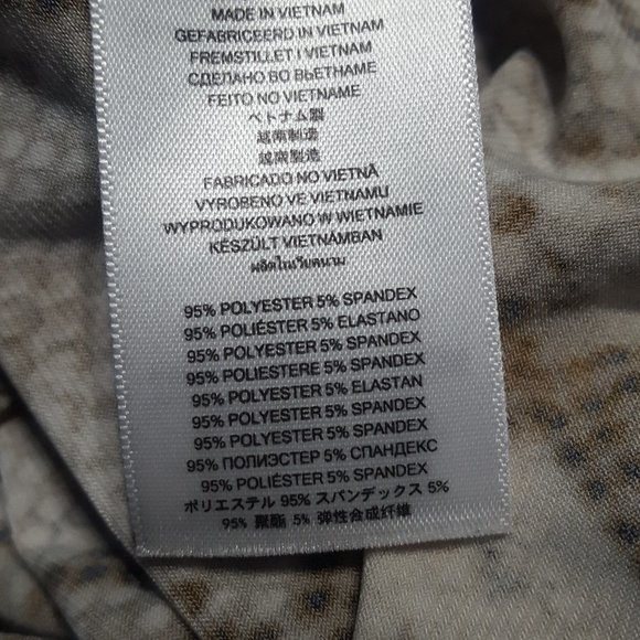 Michael by Michael Kors V Neck Snake Skin Print - Picture 6 of 7